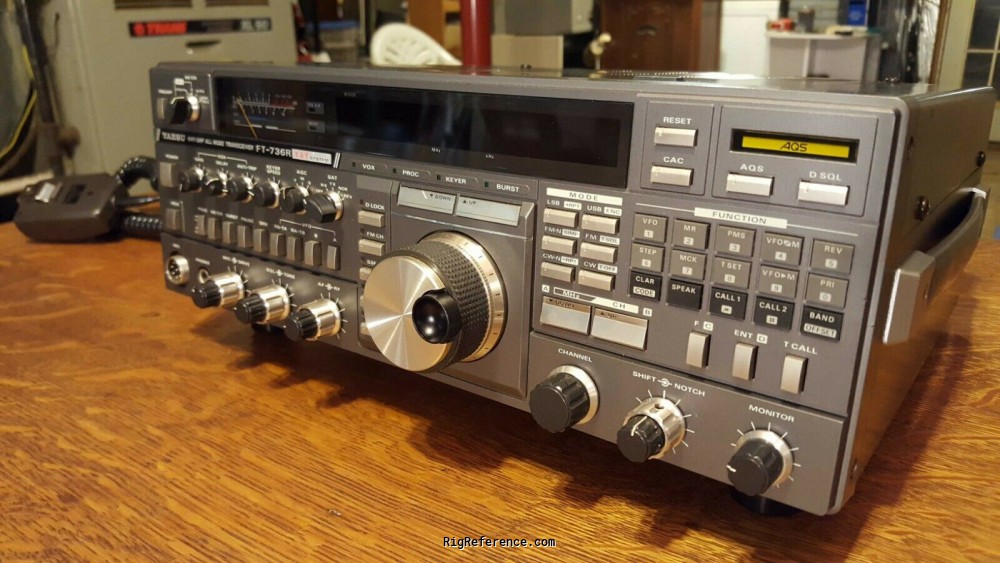 Yaesu FT-736R, Desktop VHF/UHF Transceiver | RigReference.com