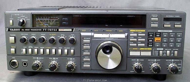 Yaesu FT-767GX, Desktop HF/VHF/UHF Transceiver | RigReference.com