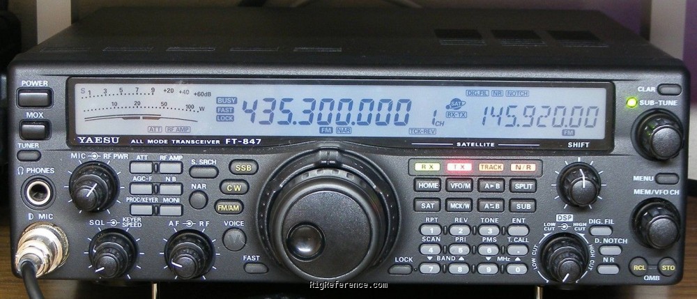 mi Cordero Más bien Yaesu FT-847, Desktop HF/VHF/UHF Transceiver | RigReference.com