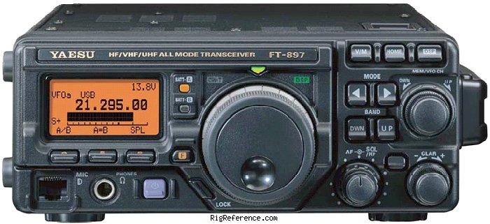 Yaesu FT-897, Mobile HF/VHF/UHF Transceiver | RigReference.com
