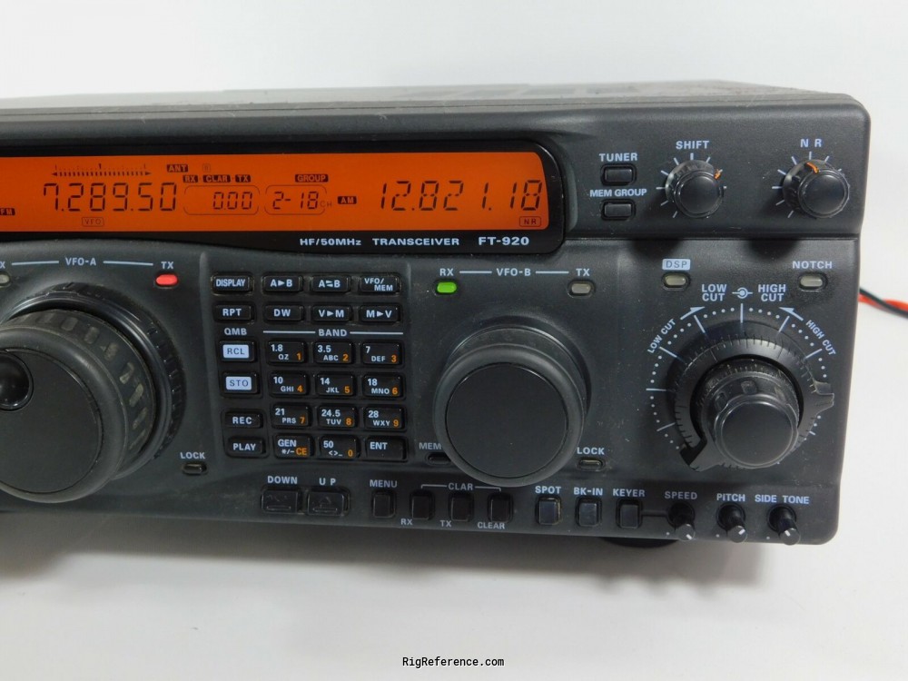 Yaesu FT-920AF, Desktop HF/VHF Transceiver | RigReference.com