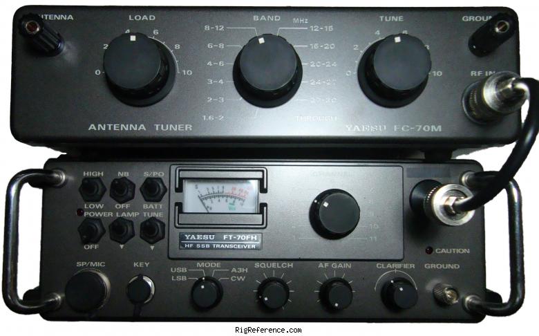 Yaesu FT-70, Mobile Shortwave Transceiver | RigReference.com