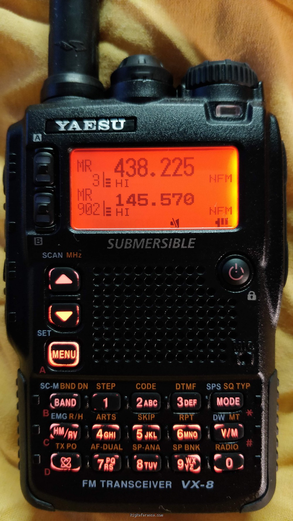 Yaesu VX-8DR, Handheld VHF/UHF Transceiver | RigReference.com